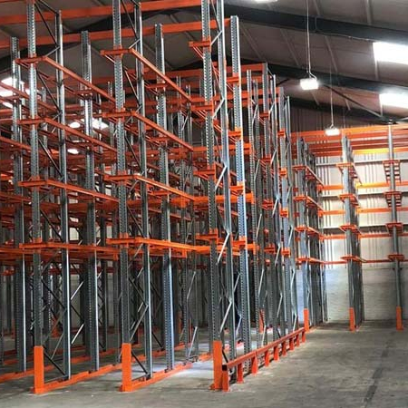 Drive In Racking with pallets