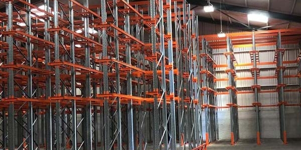 Drive In Racking with pallets