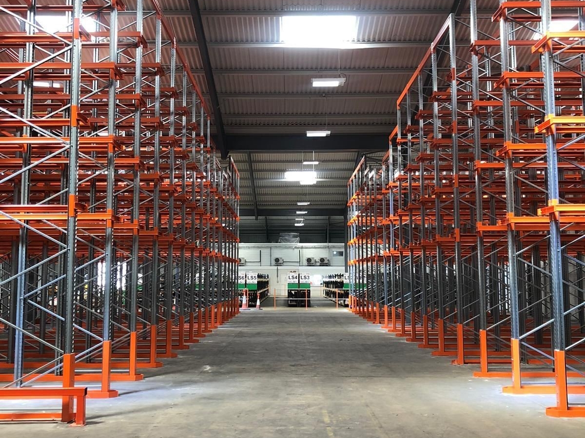 drive-in racking at network rail