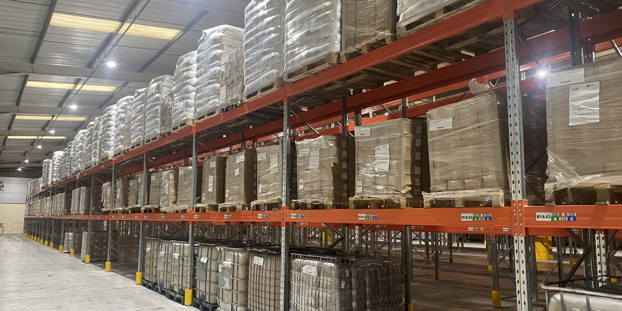 SSO Logistics, high performance pallet racking