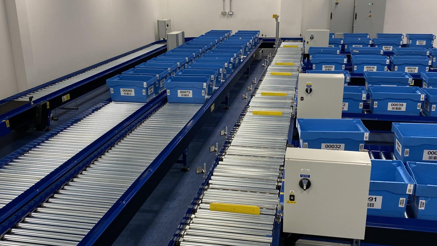 Warehouse automation conveyor system