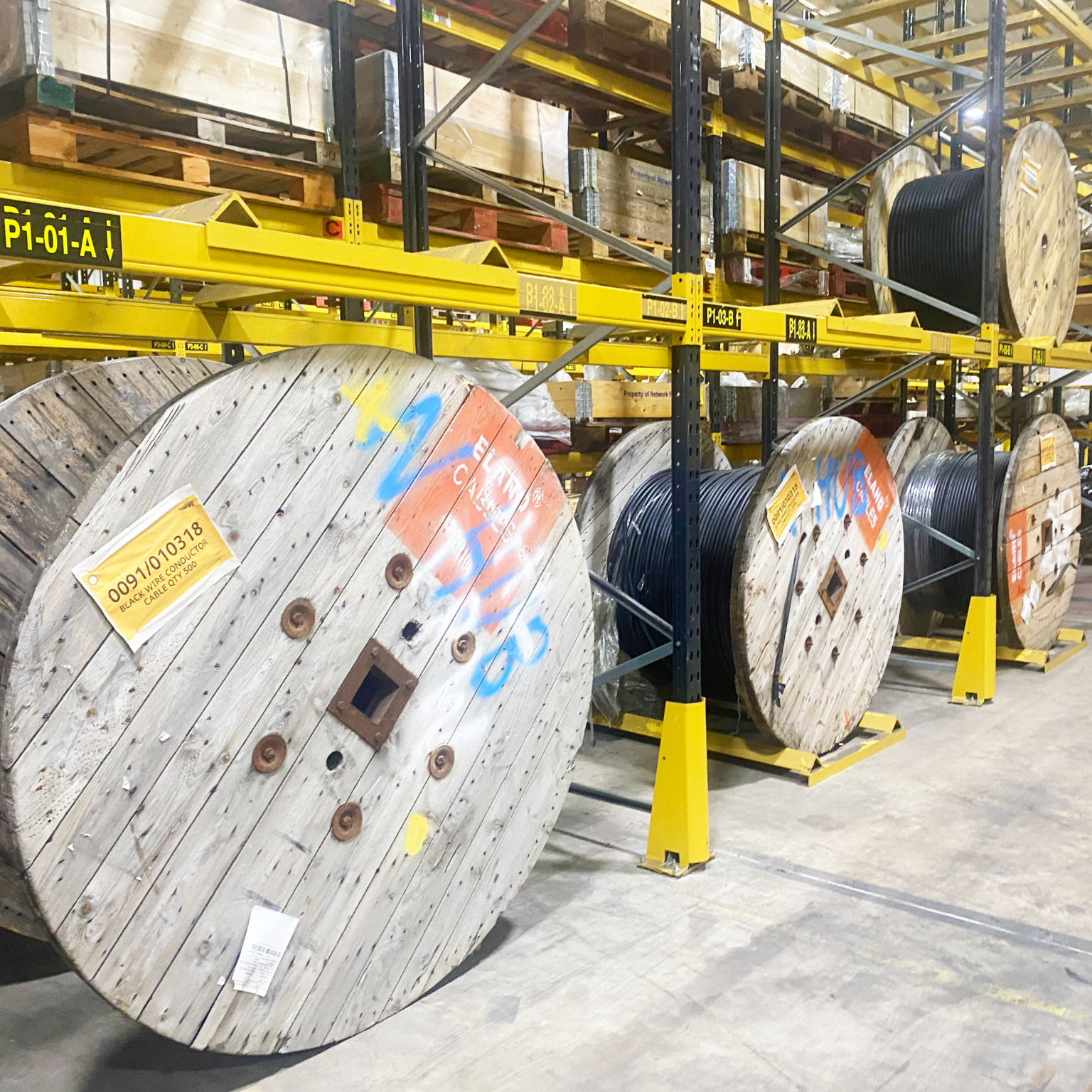 Drive-in racking solution for Network Rail - Stamina Storage Systems
